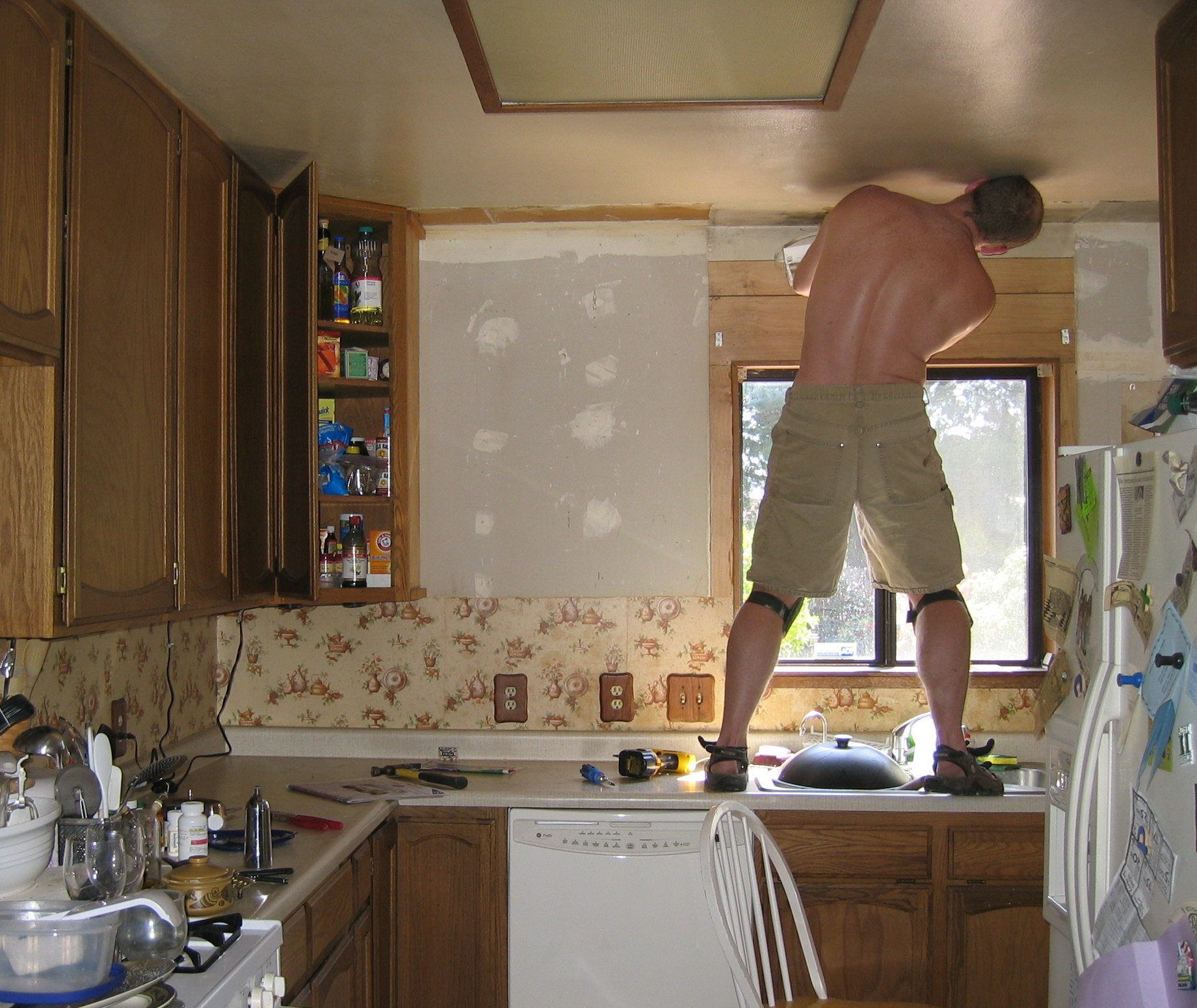 Kitchen under renovation